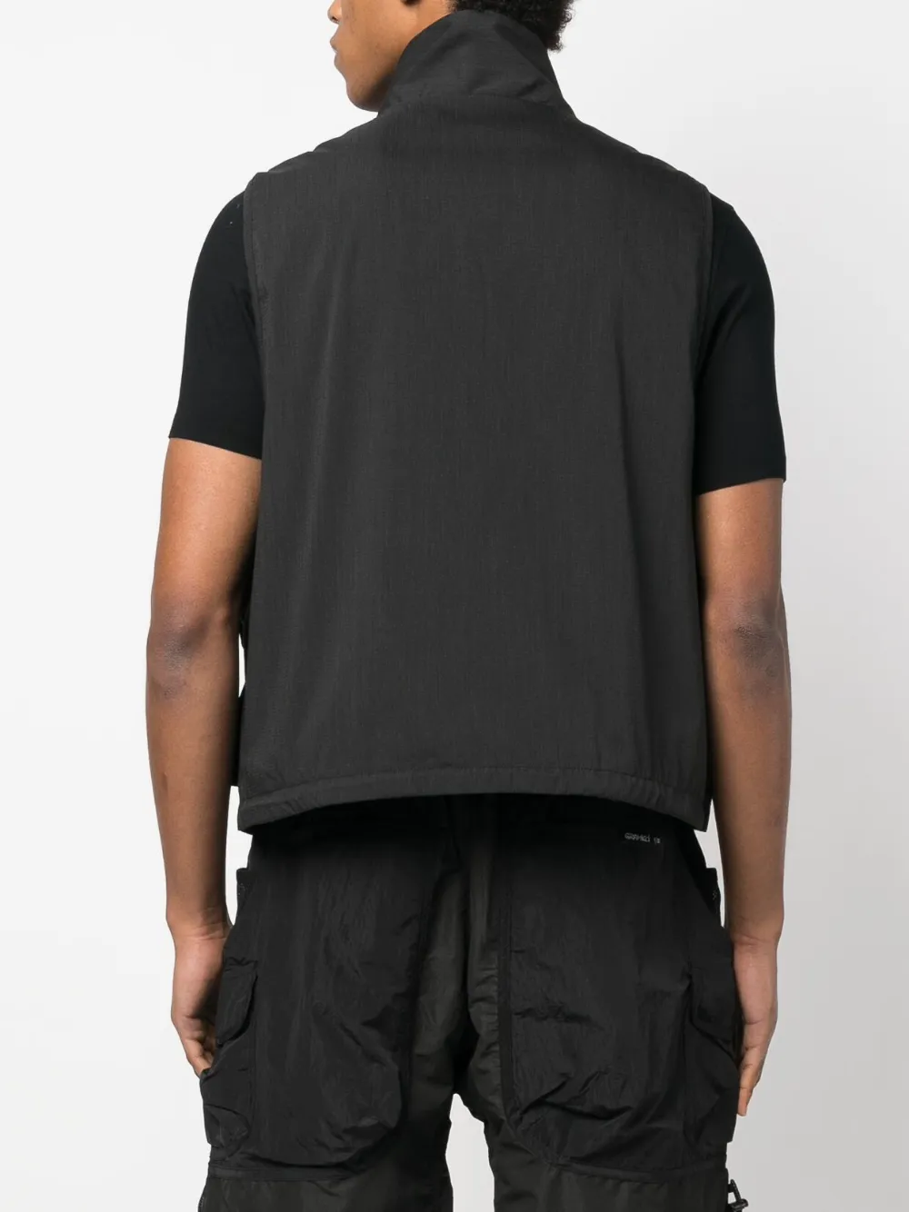 Gramicci Highneck Vest In Black ModeSens