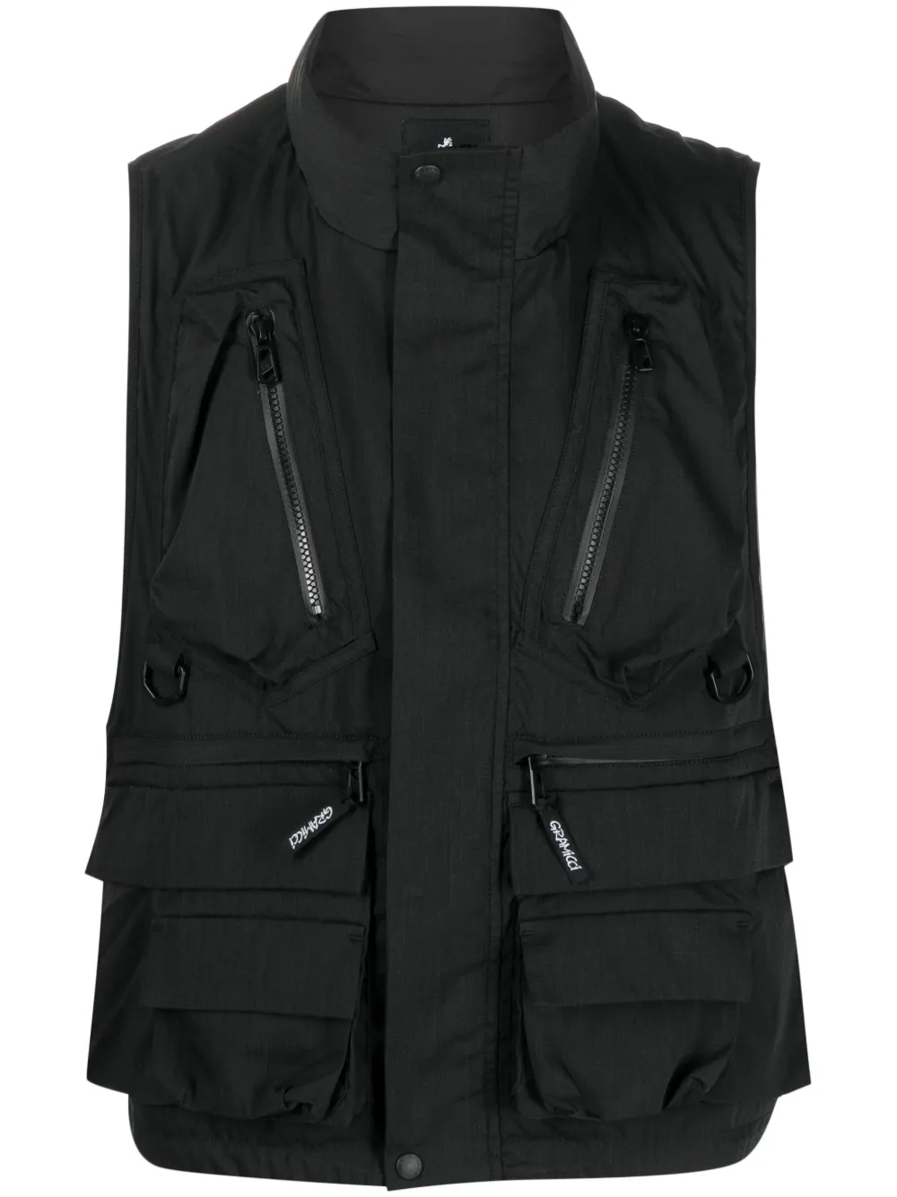 Gramicci Highneck Vest In Black ModeSens