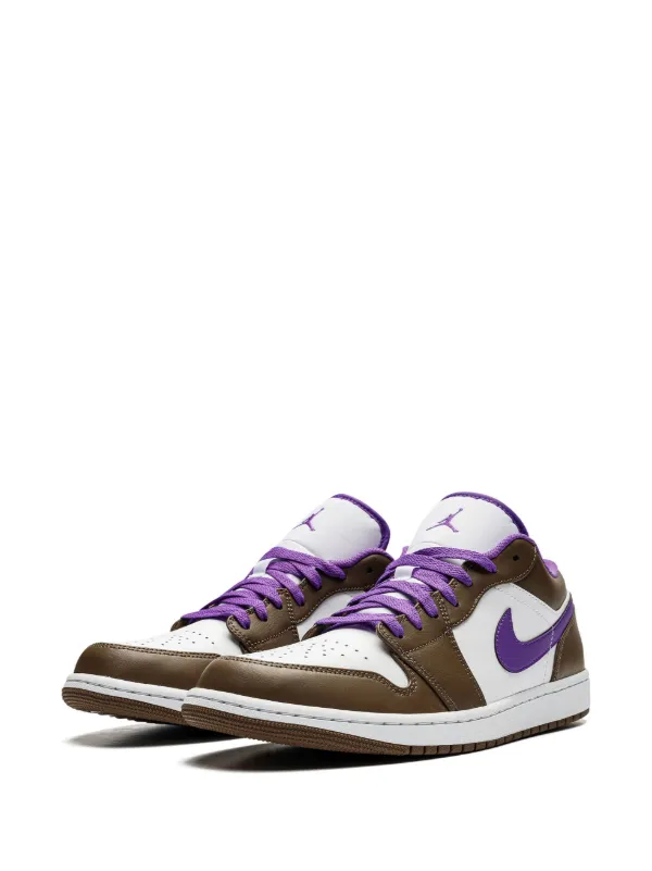 Air jordan 1 on sale purple and white