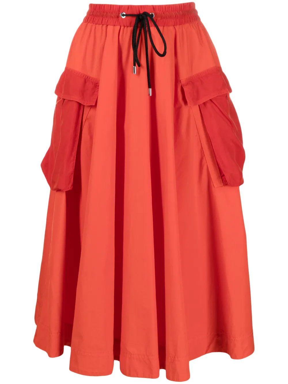 Iceberg drawstring-waistband pleated skirt