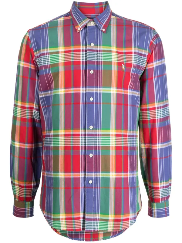 Plaid polo discount ralph lauren