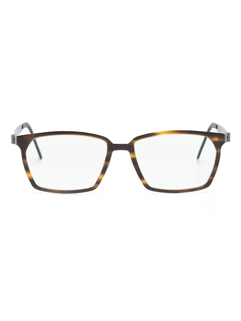 Lindberg Square-frame Tortoiseshell-effect Glasses In Brown | ModeSens