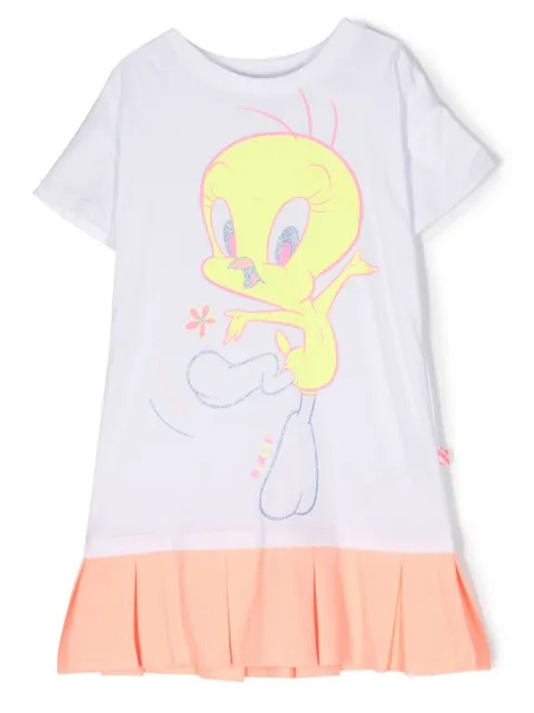 Billieblush vestido con estampado Tweety