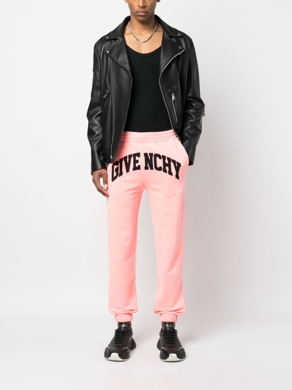 Givenchy Trainingsbroek met geborduurd logo Roze