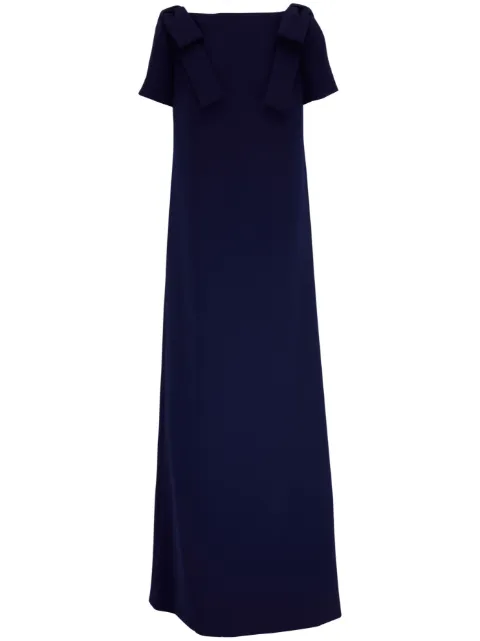 Carolina Herrera boat-neck long dress