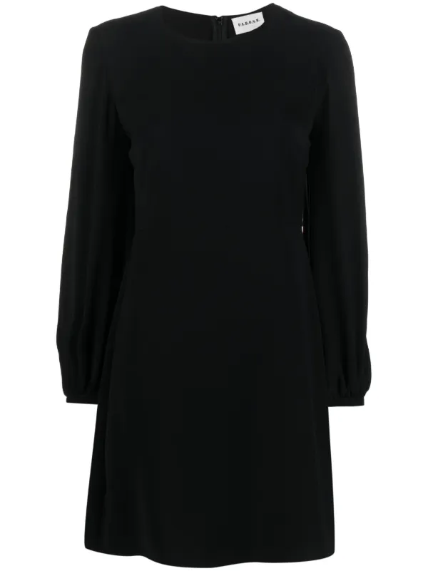 Long sleeve a line mini clearance dress