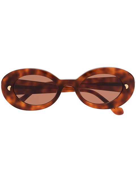 Nanushka Giva tortoiseshell-effect sunglasses