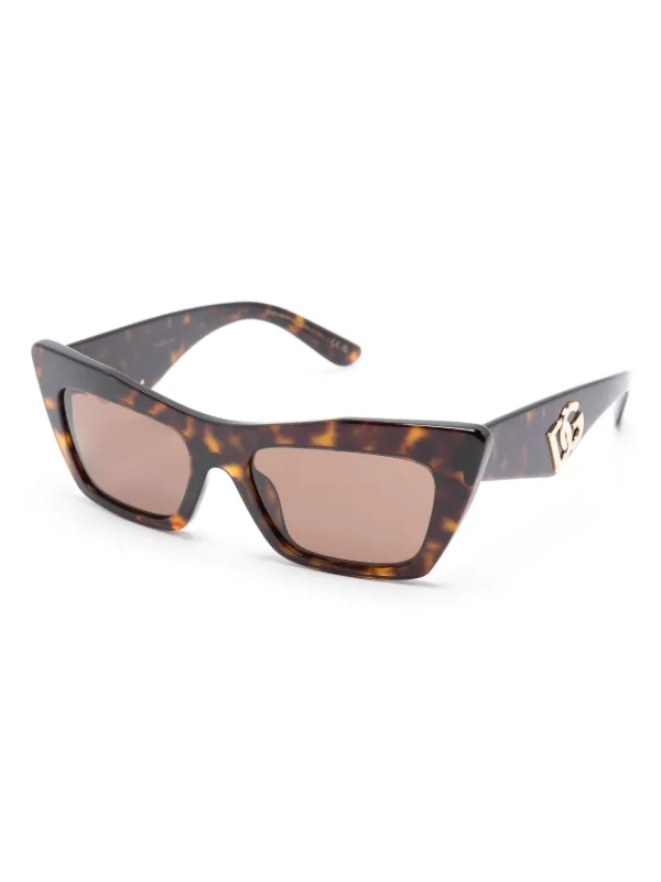 Dolce & Gabbana Eyewear キャットアイ サングラス | ブラウン 