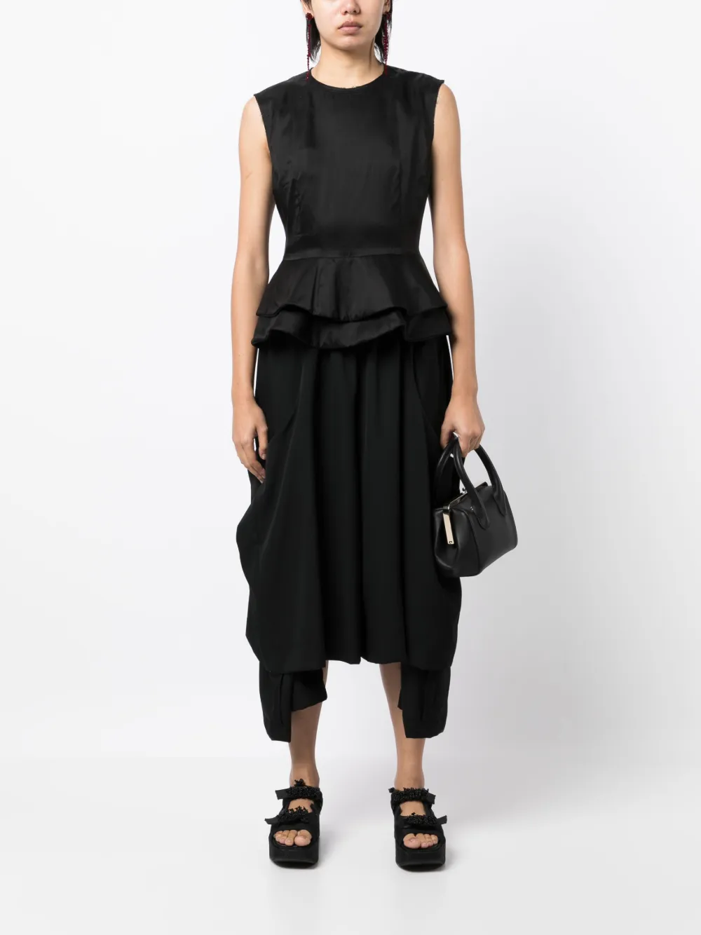 Comme Des Garçons Cropped broek - Zwart