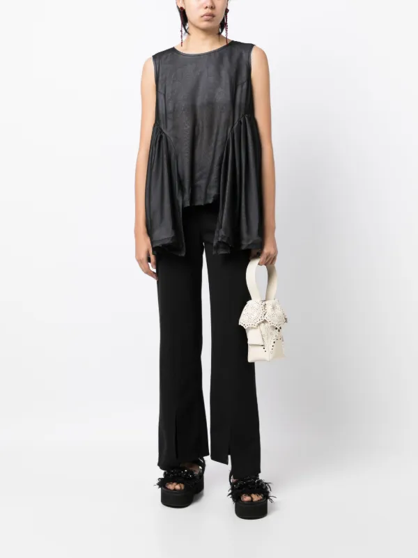 50%OFF ブラック | ブラウス ノースリーブ Garçons Des Comme | JP FARFETCH トップス