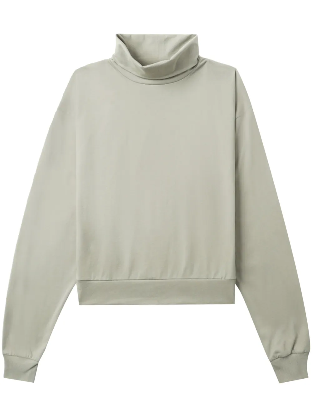 FEAR OF GOD ESSENTIALS logo-patch turtleneck top