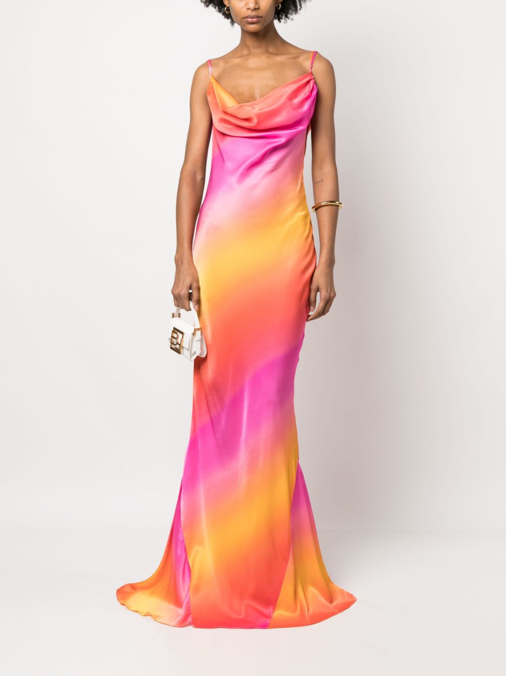 Sisters Maxi-jurk met kleurverloop - PINK SUNSET