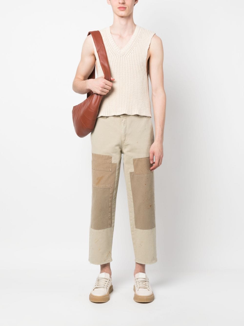 Golden Goose Cropped broek - Beige