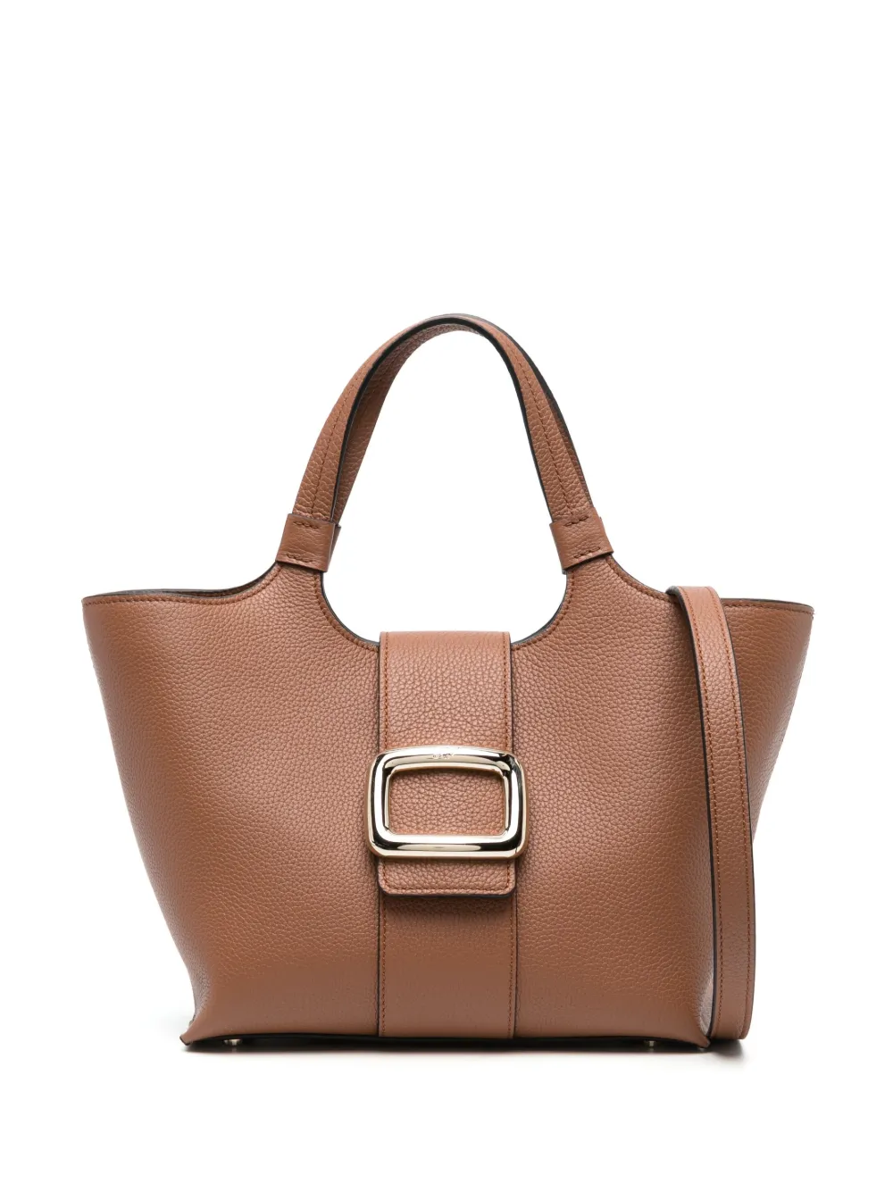 Roger Vivier Viv' Choc leather shoulder bag | Brown | Image 1