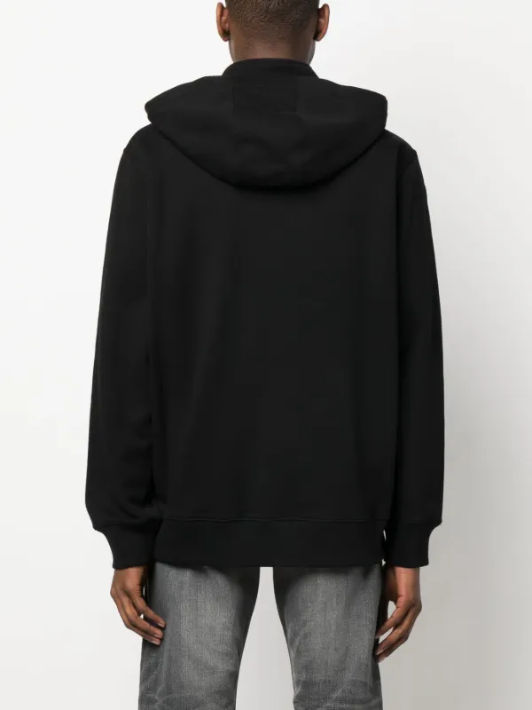 Givenchy logo-print Cotton Hoodie Sweatshirt | Black | FARFETCH