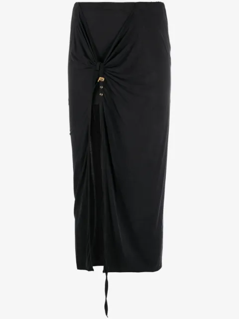 Jacquemus La jupe pareo Croissant midi skirt