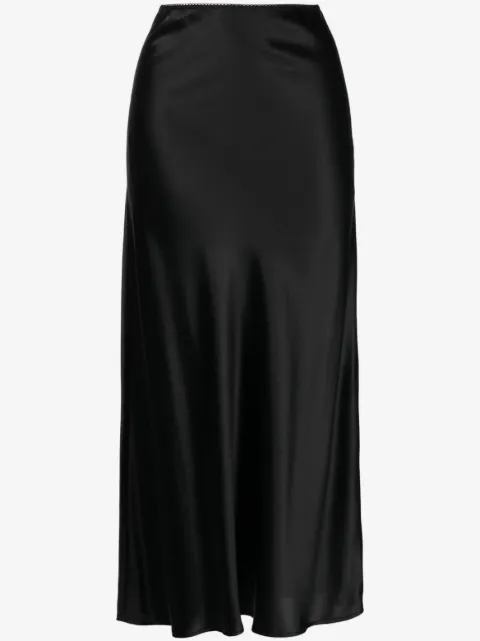 Reformation Layla silk midi skirt
