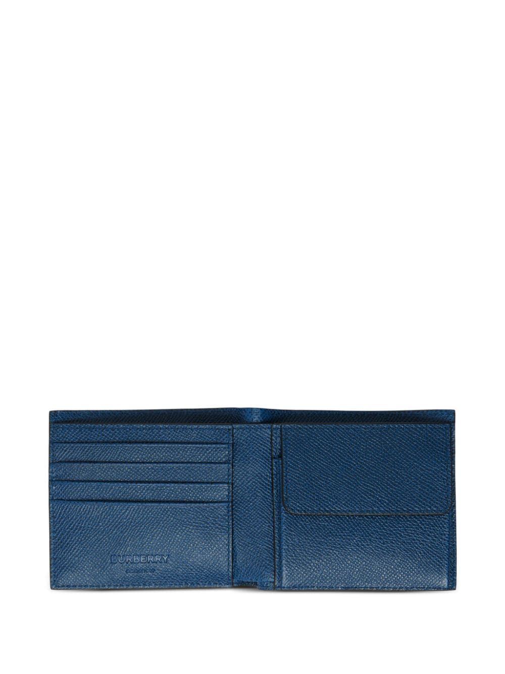 Burberry Tb Bi-fold Leather Wallet - Blue