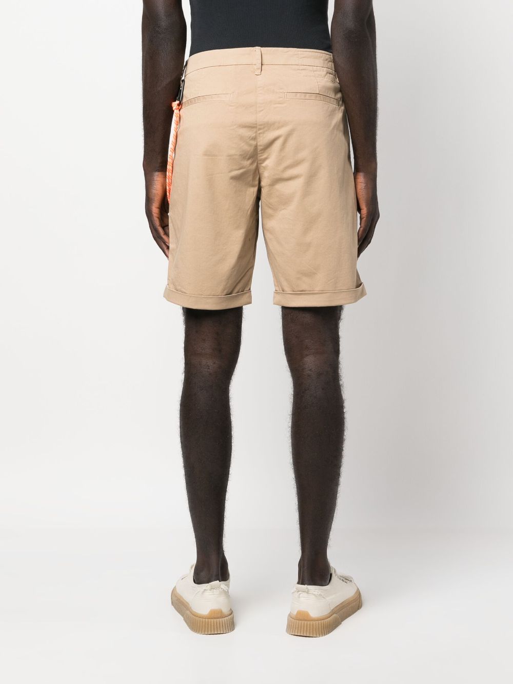Shop Sun 68 Four-pocket Chino Shorts In Neutrals