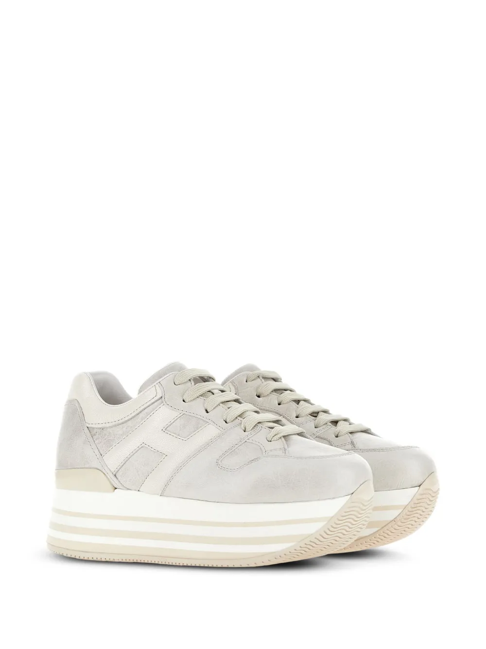 Hogan Sneakers met logopatch - Wit
