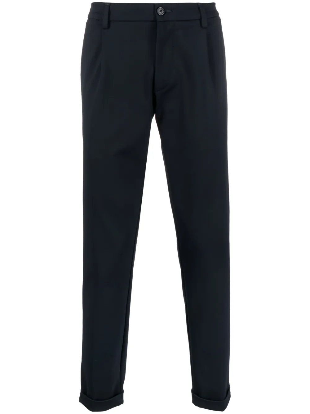 Fay Broek met toelopende pijpen Blauw
