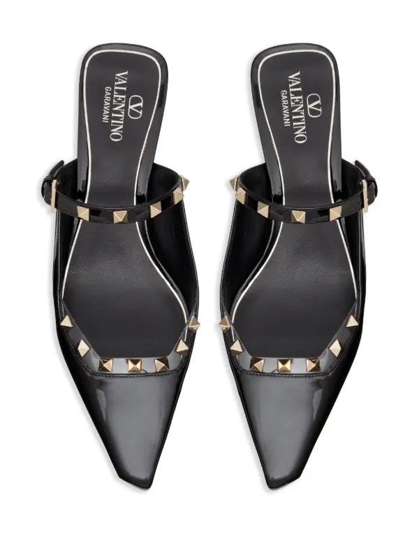 Valentino on sale mules black