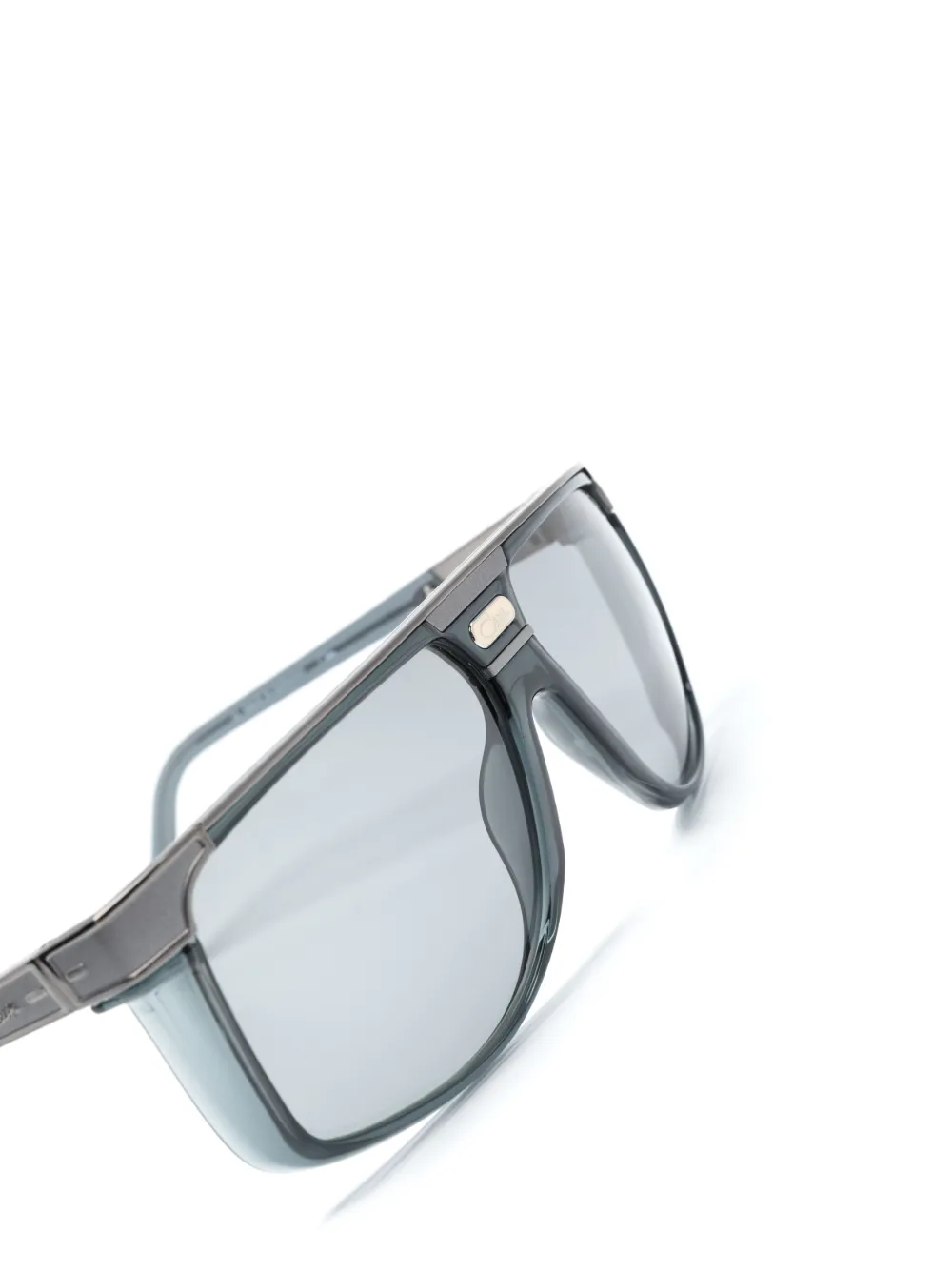  Cazal D-frame Logo-engraved Sunglasses - Grey 