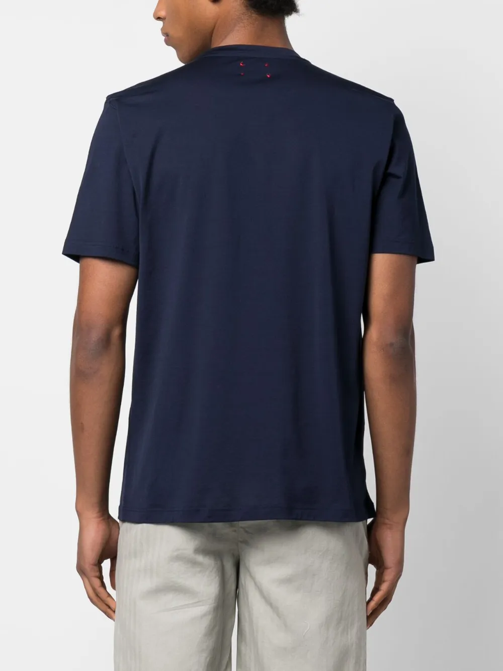 KITON SHORT-SLEEVE COTTON T-SHIRT 