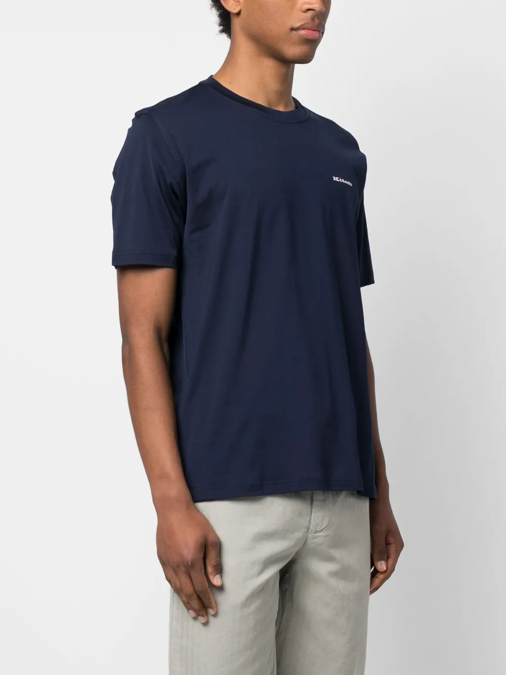 KITON SHORT-SLEEVE COTTON T-SHIRT 