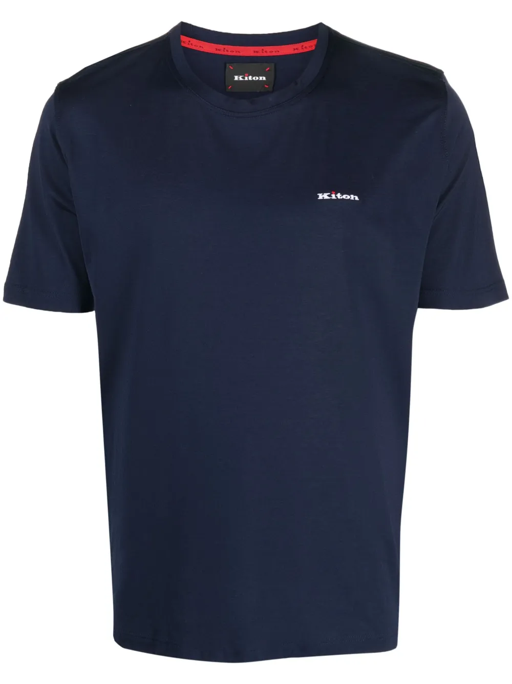 KITON SHORT-SLEEVE COTTON T-SHIRT 