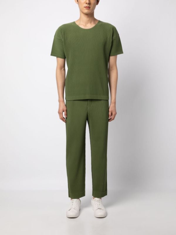 Homme Plissé Issey Miyake Pleated straight-leg Trousers - Farfetch