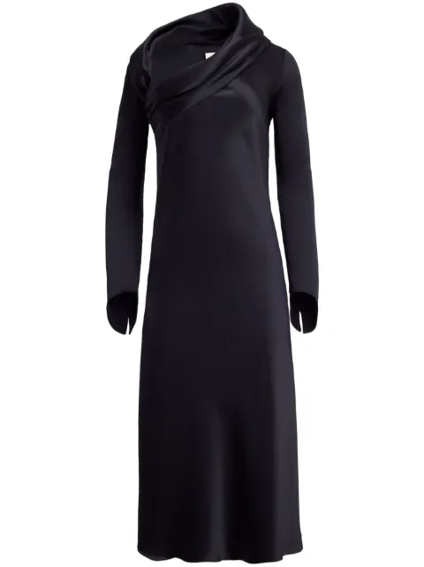 KHAITE Olivier silk midi dress