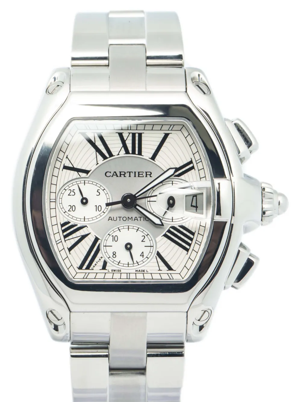 Cartier Pre-owned Roadster XL horloge - Wit