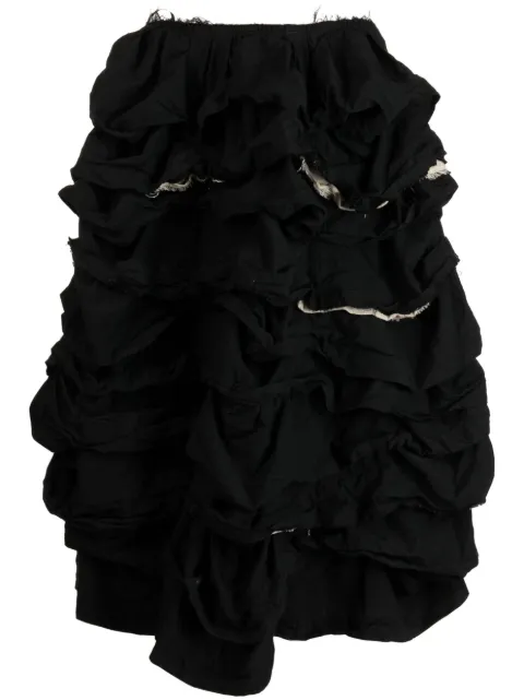 Comme Des Garçons Comme Des Garçons ruffled-detail asymmetric skirt