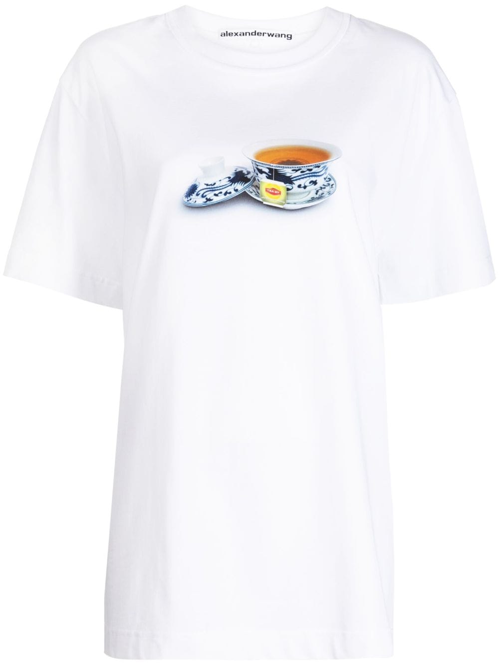 ALEXANDER WANG 茶杯印花短袖T恤