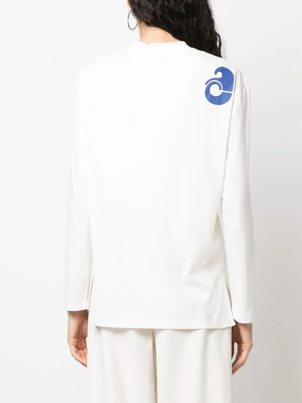 【関税込み】Courreges ホワイト アシンメトリ トップス Courrèges ダブルレイヤー トップ | ホワイト | FARFETCH JP