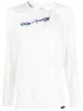Courrèges double-layer asymmetric jersey - White