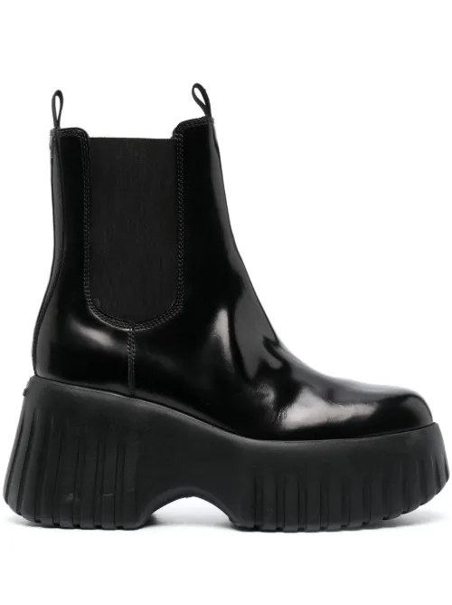 Bottines chelsea à semelle compensée - Hogan - Modalova