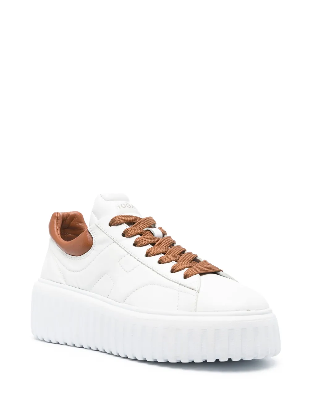 Hogan Sneakers met geborduurd logo - Wit