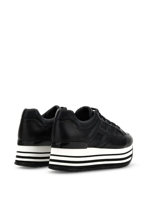 Hogan platform sole lace up Sneakers Farfetch
