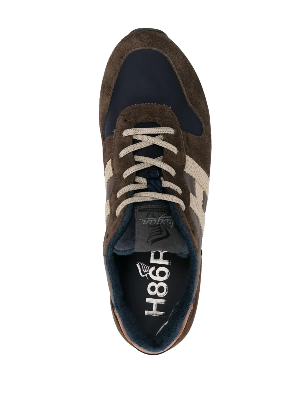 Hogan H383 Panelled Sneakers Farfetch