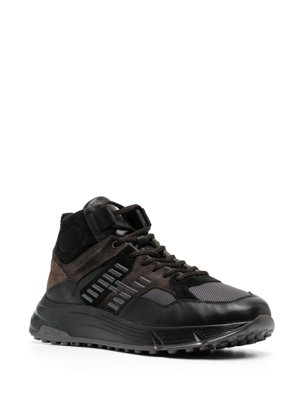 Hogan Hyperlight Treck sneakers met vlakken - Zwart