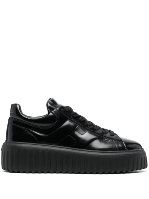 Hogan logo-embossed low-top platform sneakers