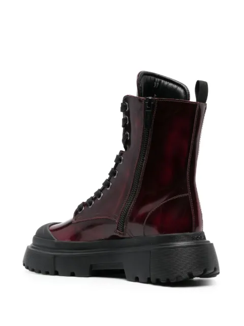 Hogan lace-up combat boots HXW6190EO40AKT - 2