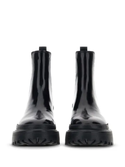 Hogan patent-leather Chelsea boots HXW6290FC30AKT - 3