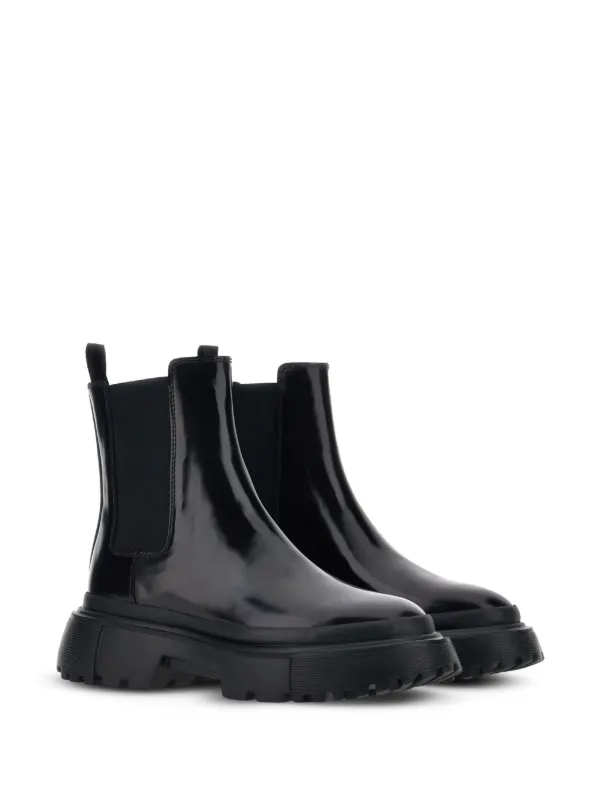 Patent leather chelsea boots cheap
