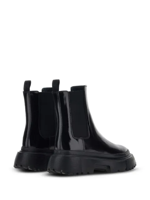 Hogan patent-leather Chelsea boots HXW6290FC30AKT - 2
