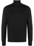 Fay roll-neck virgin wool sweater - Black