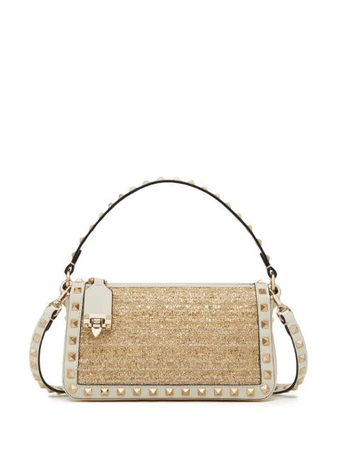 Valentino Garavani small Rockstud bouclé shoulder bag
