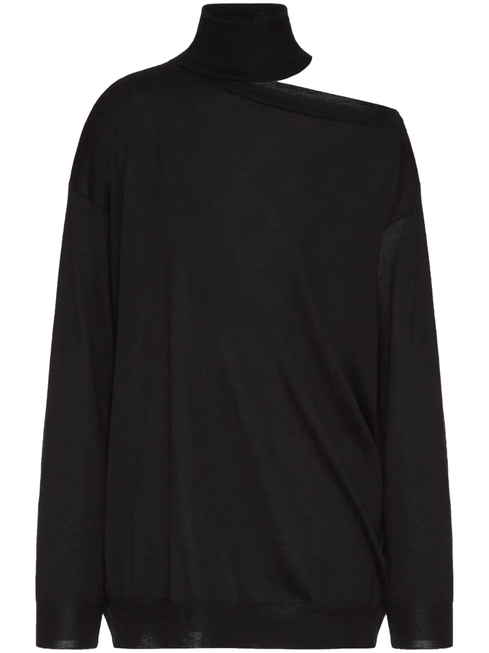 Valentino Garavani cut-out roll-neck jumper | Black | Image 1